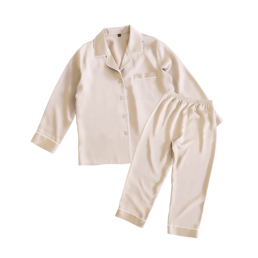 COCOSILK Silk Pajamas Beige