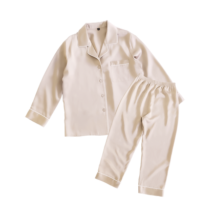 COCOSILK Silk Pajamas Beige