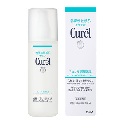 Curél Moisture Facial Lotion III Enrich 150 mL bottle with current retail box