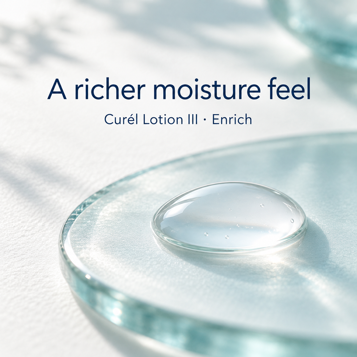 A richer moisture feel for Curél Lotion III Enrich