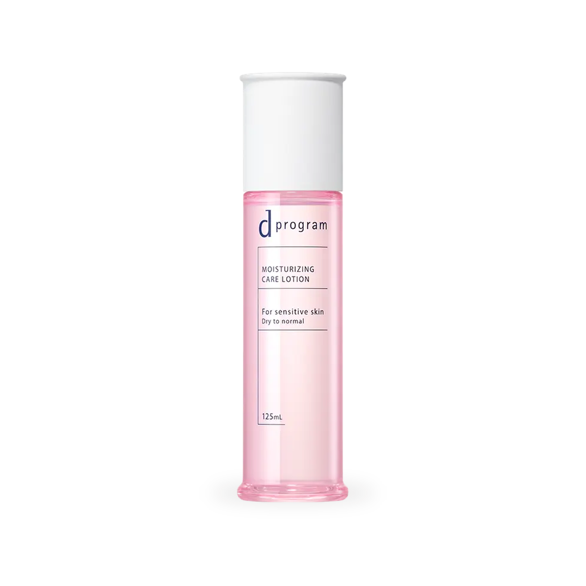 d program Moist Care Lotion EX 125mL bottle on white background
