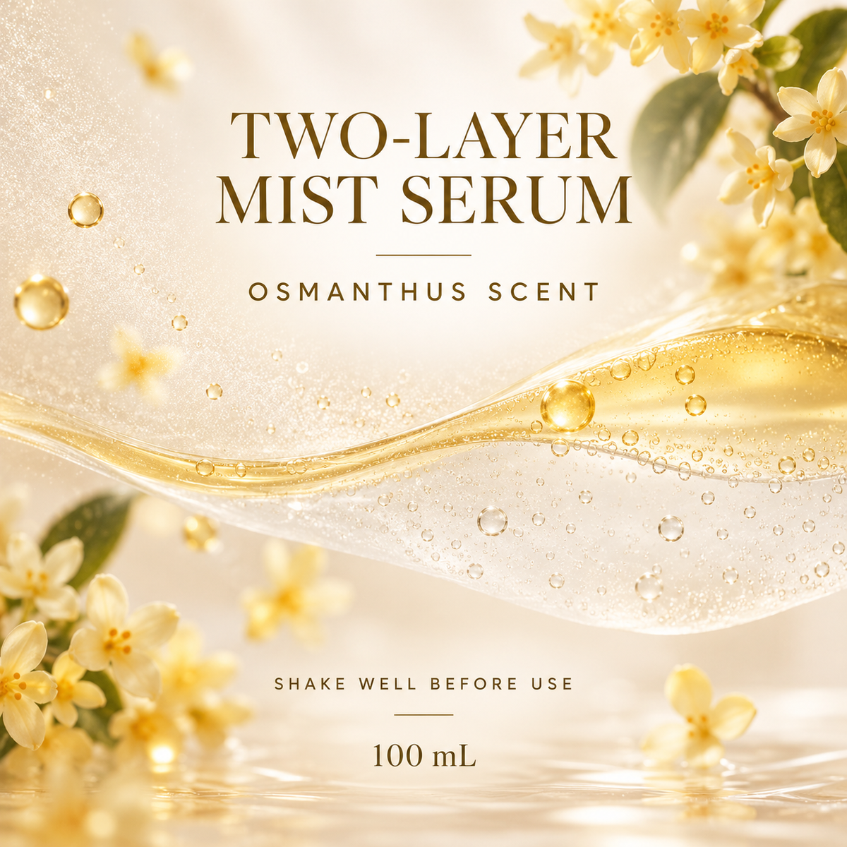 d'Alba two-layer mist serum osmanthus feature
