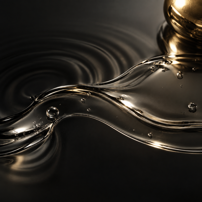 Water-based serum texture inspired by DECORTÉ AQ hair serum