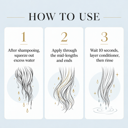 How to use DECORTÉ AQ Boosting Treatment Hair Serum