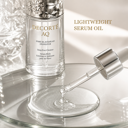 DECORTÉ AQ Pore Blackhead Dissolver lightweight serum oil texture