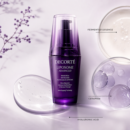 DECORTÉ Liposome Advanced Repair Serum ingredients and texture