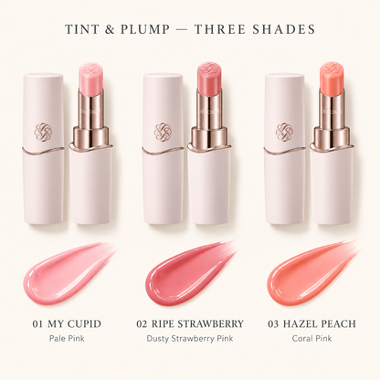 DECORTÉ Rouge Decorté Tint and Plump shade comparison