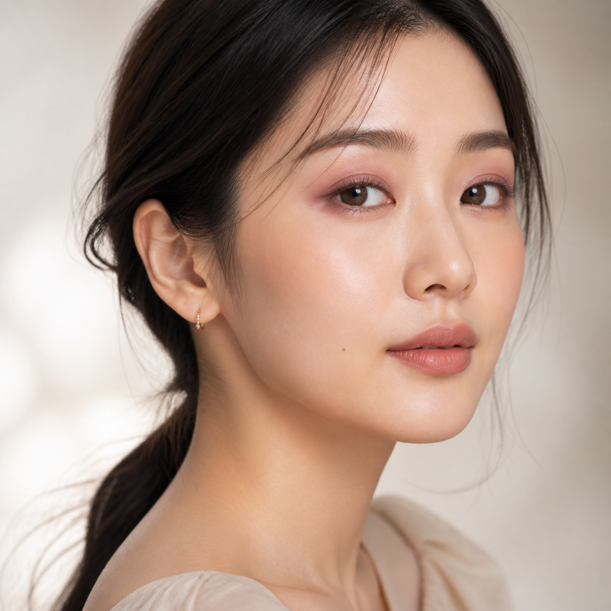 DECORTÉ Skin Shadow Designing Palette makeup look