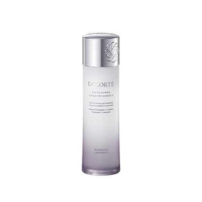 DECORTE Youth Power Essence Lotion enlarged single bottle on white background