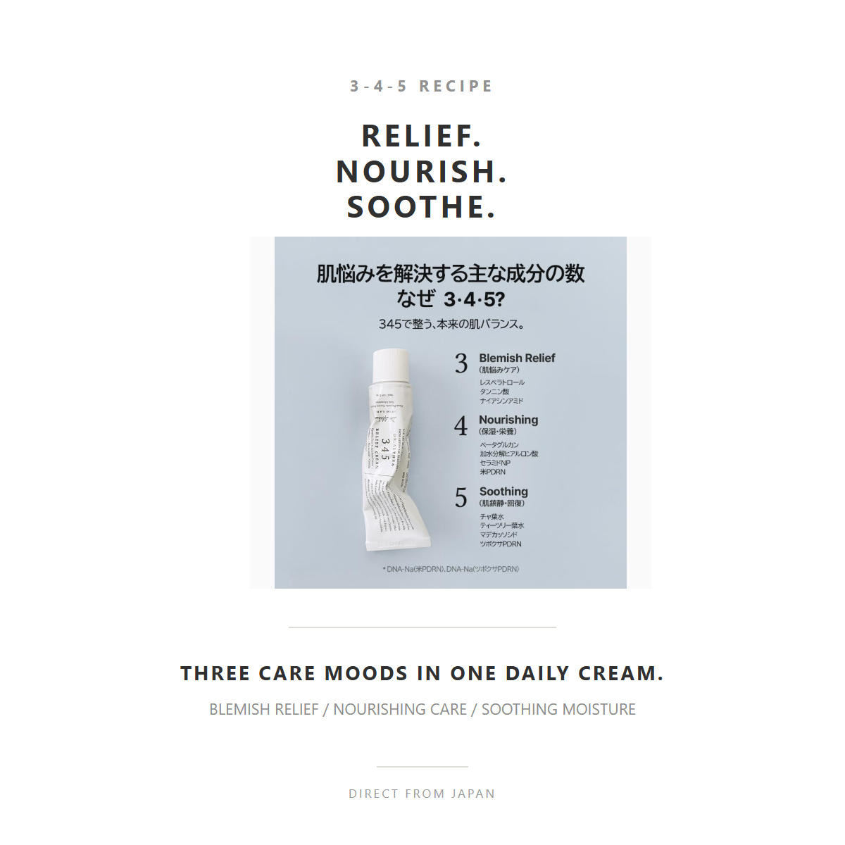 Dr.Althea 345 Relief Cream 50ml 345 care recipe