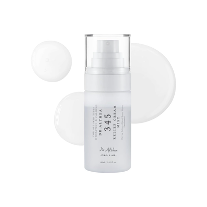 Dr.Althea 345 Relief Cream Mist 60ml on white background