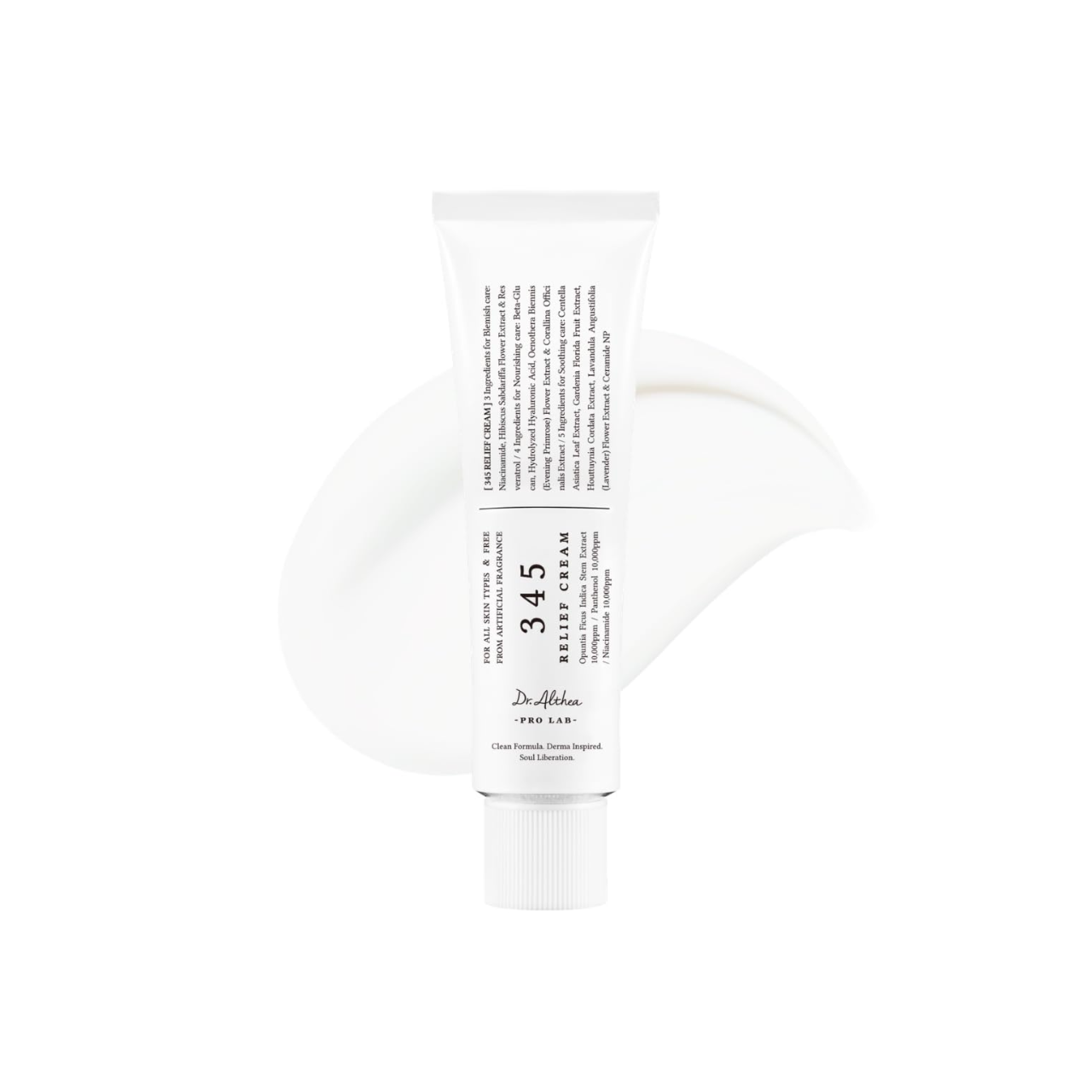 Dr.Althea 345 Relief Cream 50ml on white background
