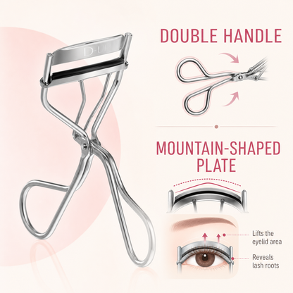 D-UP Perfect Lift Curler double handle and mountain-shaped plate