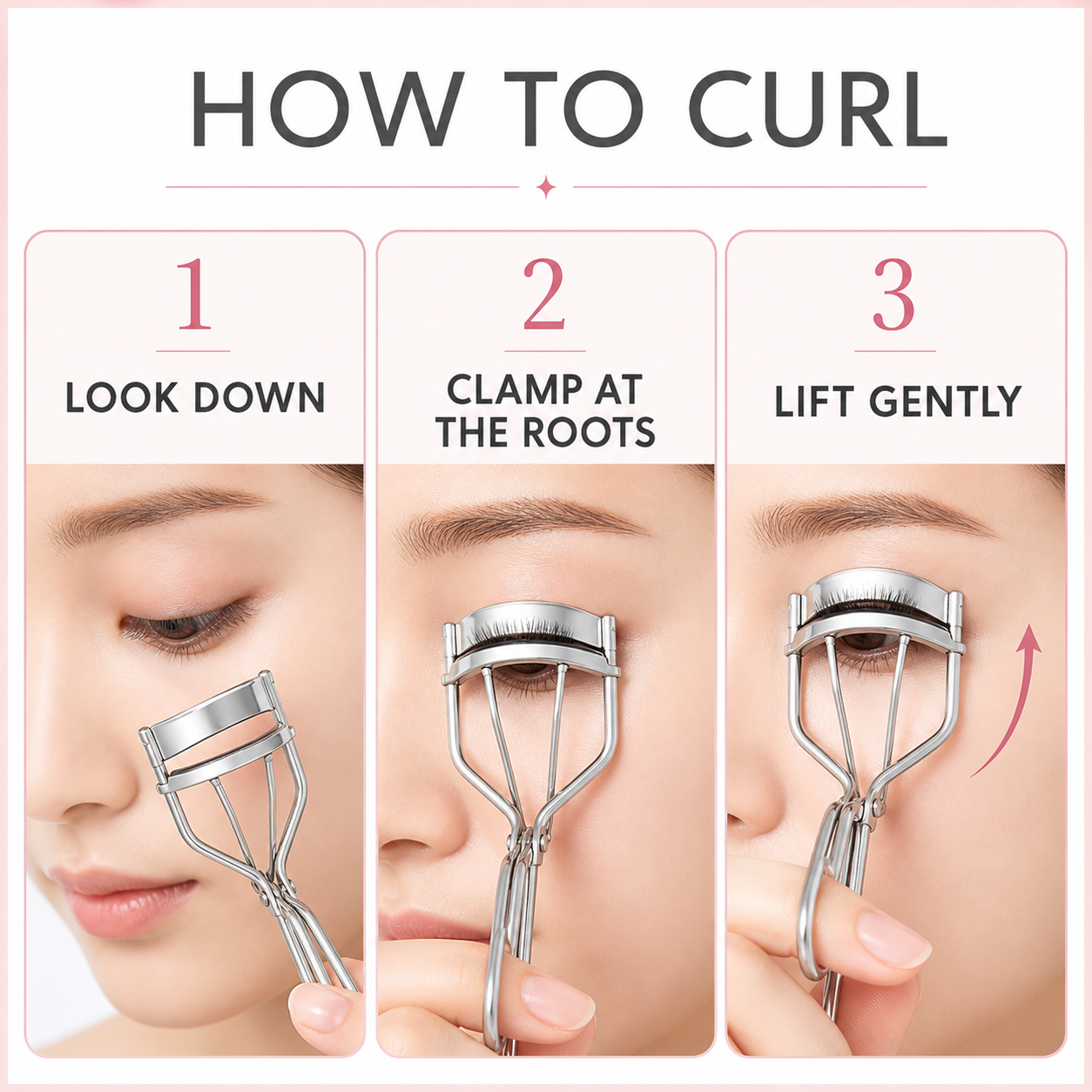 How to use the D-UP Perfect Lift Curler in three steps