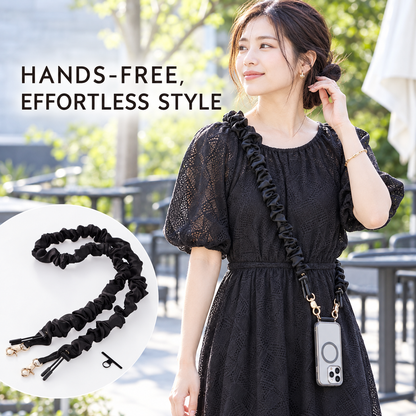 Elecom smartphone shoulder strap lifestyle