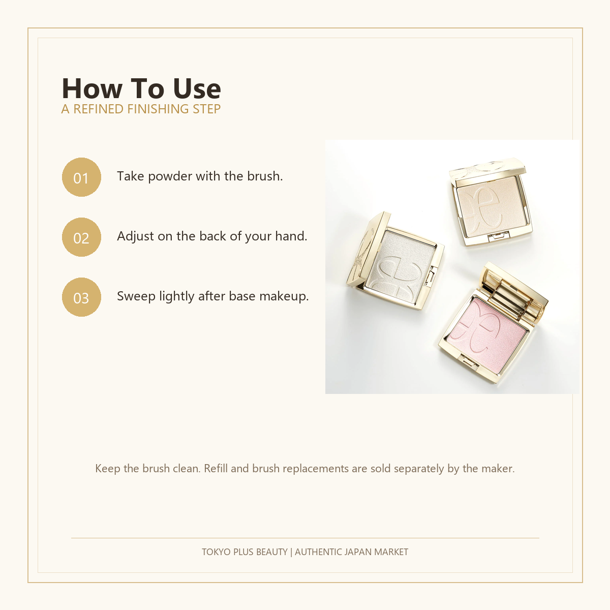 Elegance Attimirant Veil how to use face powder