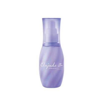 Milbon Elujuda Extra Repair Milky Serum 120mL lavender bottle on white