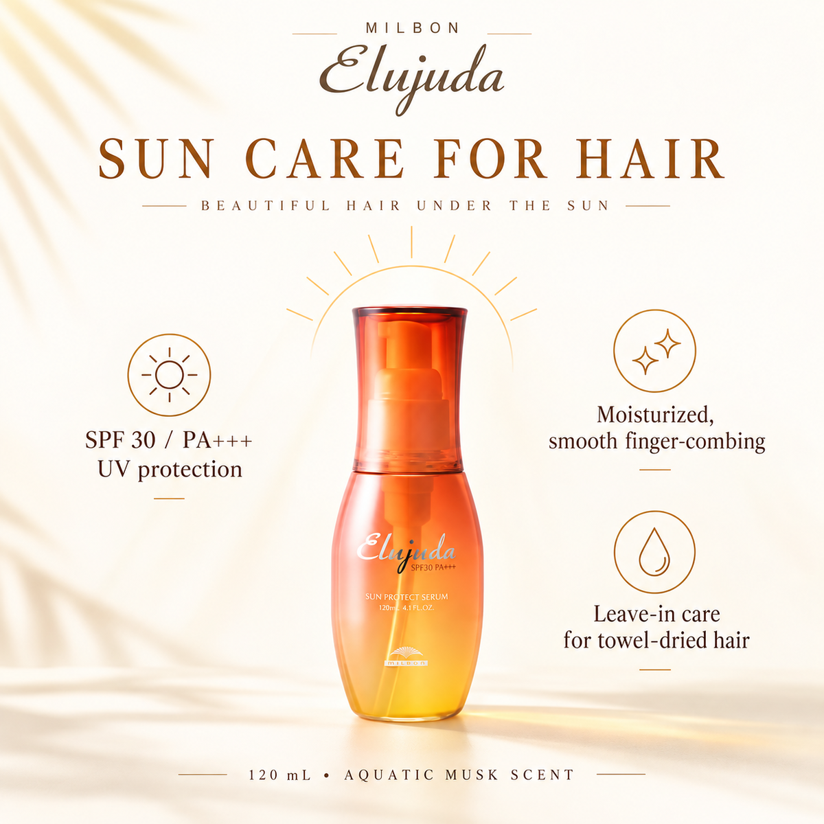 Elujuda Sun Protect Serum hair UV and leave-in feature guide