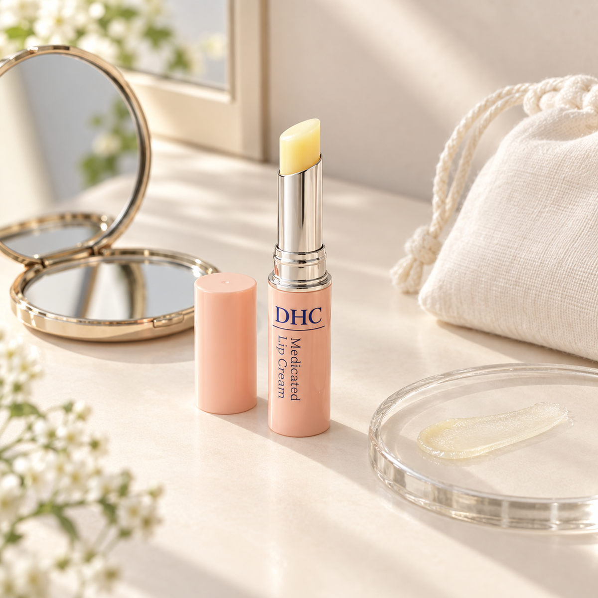 DHC Medicated Lip Cream daily use feature