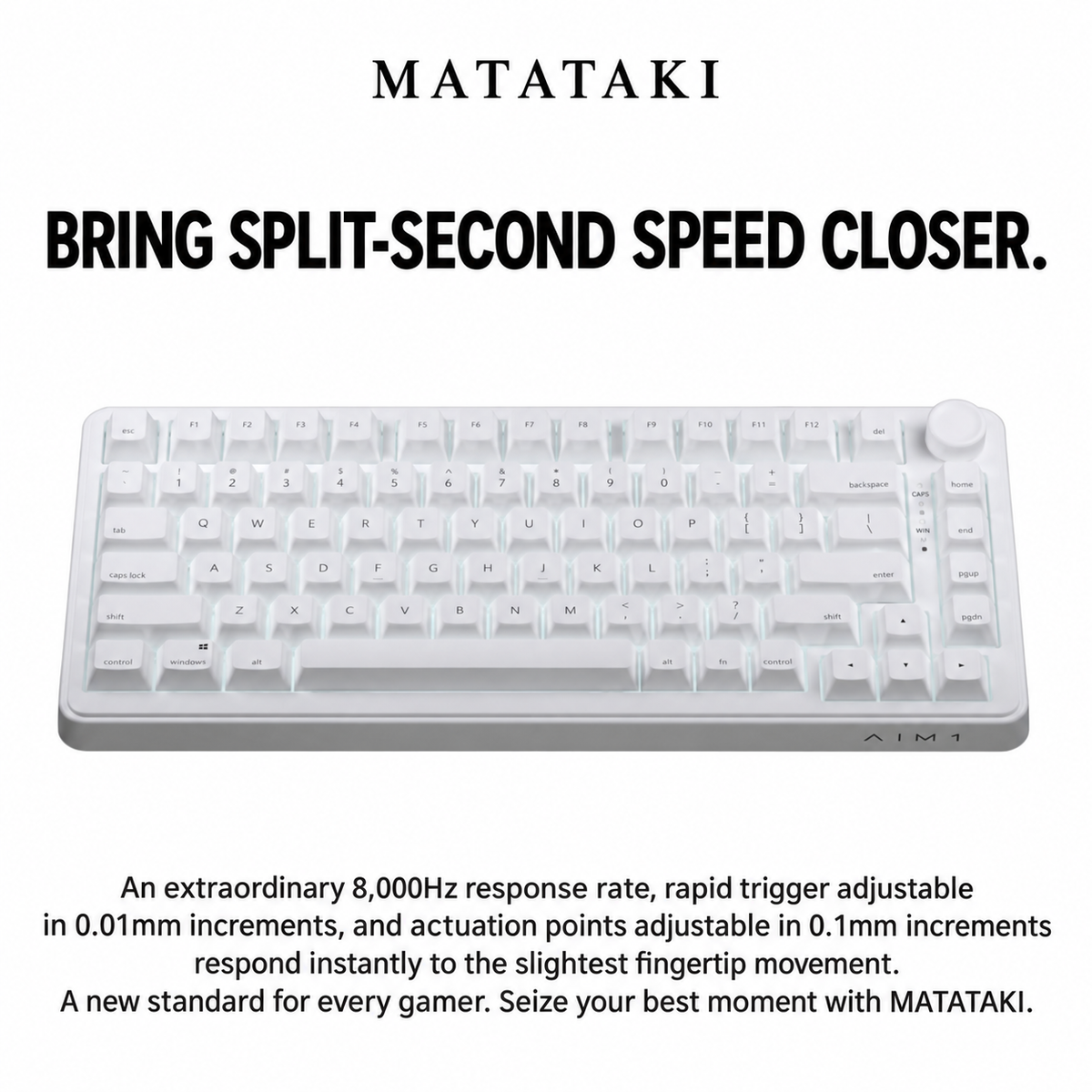 AIM1 MATATAKI Rapid Trigger Gaming Keyboard – English Layout 75%