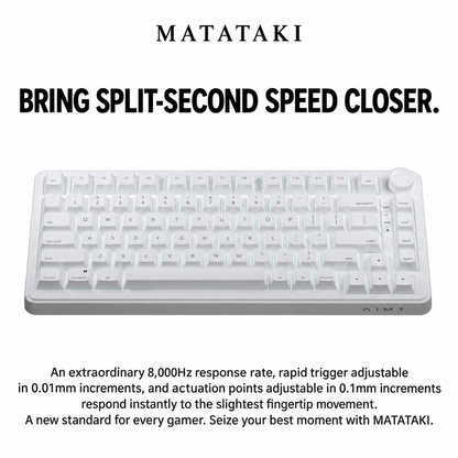 AIM1 MATATAKI Rapid Trigger Gaming Keyboard – English Layout 75%