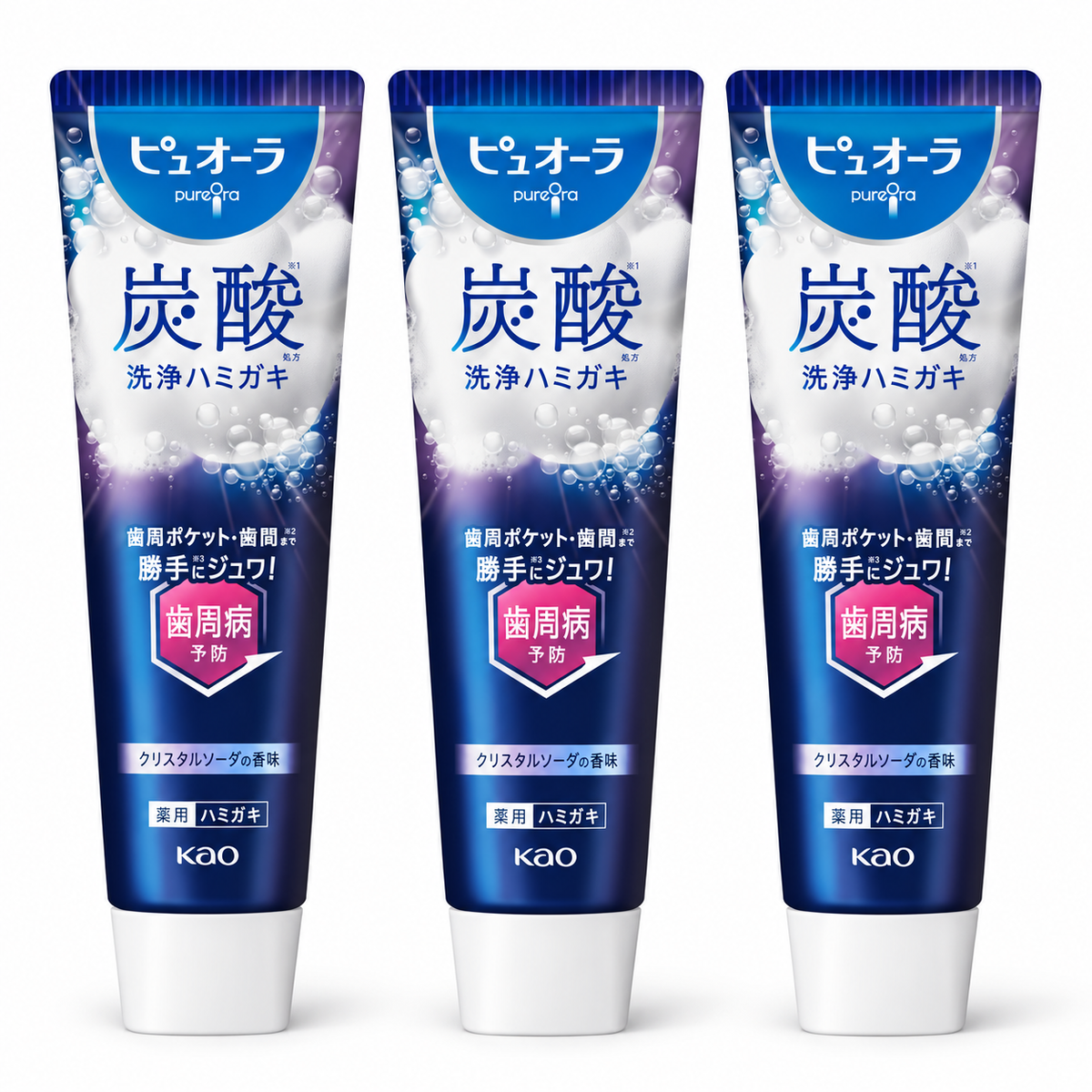 PureOra Carbonated Toothpaste | Japanese Medicated Oral Care