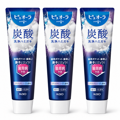 PureOra Carbonated Toothpaste | Japanese Medicated Oral Care