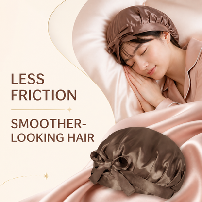COCOSILK silk nightcap helping reduce nighttime friction