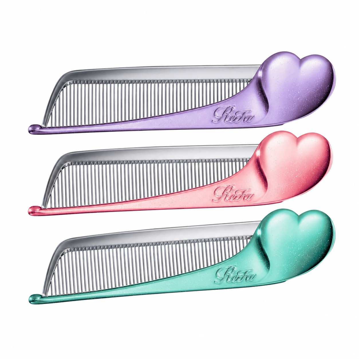 ReFa HEART COMB Aira M Series three colors