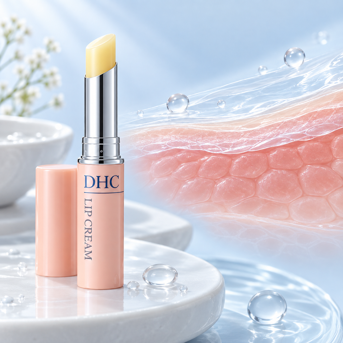 DHC Medicated Lip Cream sensitive lip care feature