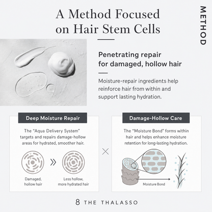 8 THE THALASSO Moist Shampoo & Hair Treatment Kinmokusei Limited Kit