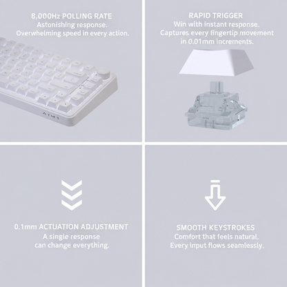 AIM1 MATATAKI Rapid Trigger Gaming Keyboard – English Layout 75%