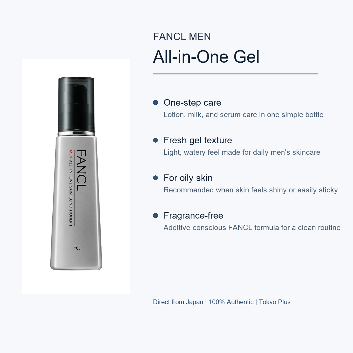 FANCL MEN All-in-One Skin Conditioner I Fresh 60mL simple benefits image