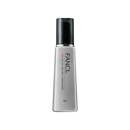 FANCL MEN All-in-One Skin Conditioner I Fresh 60mL bottle sobre fondo blanco