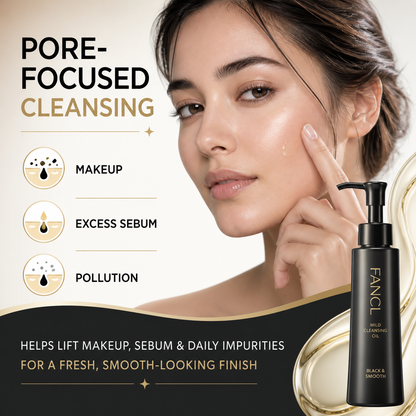 FANCL pore-focused cleansing English feature