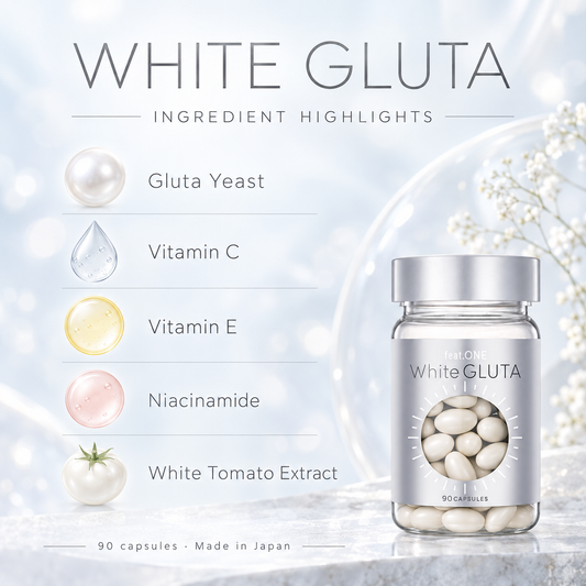 feat.ONE White GLUTA ingredient highlights