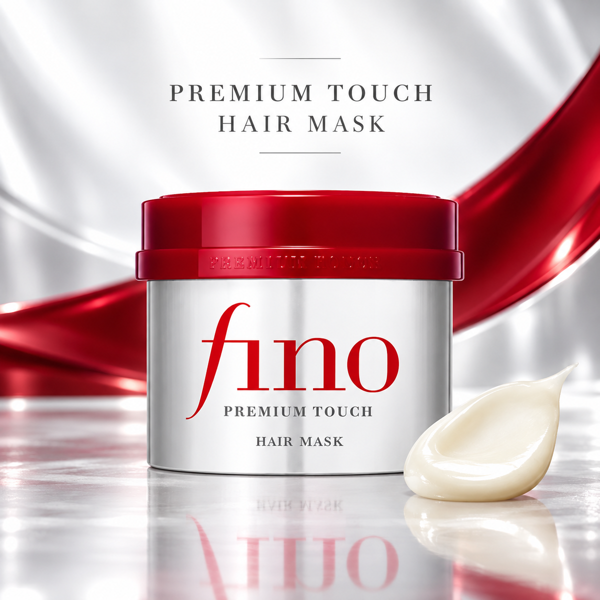 fino Premium Touch Hair Mask 230g product and cream