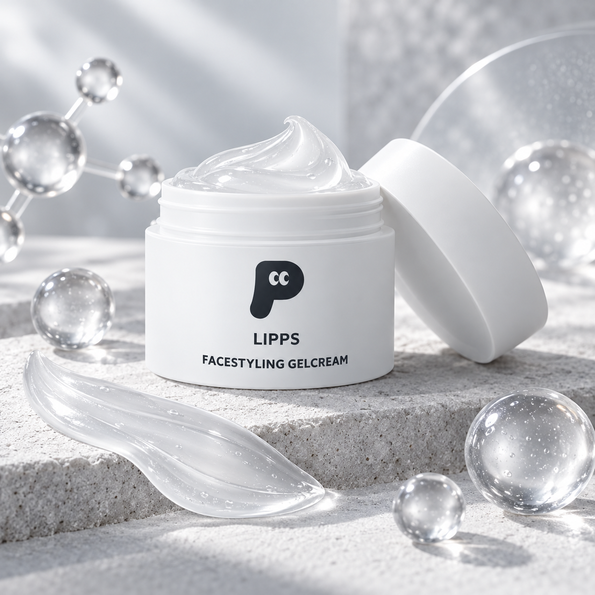 LIPPS Face Styling Gel Cream texture feature