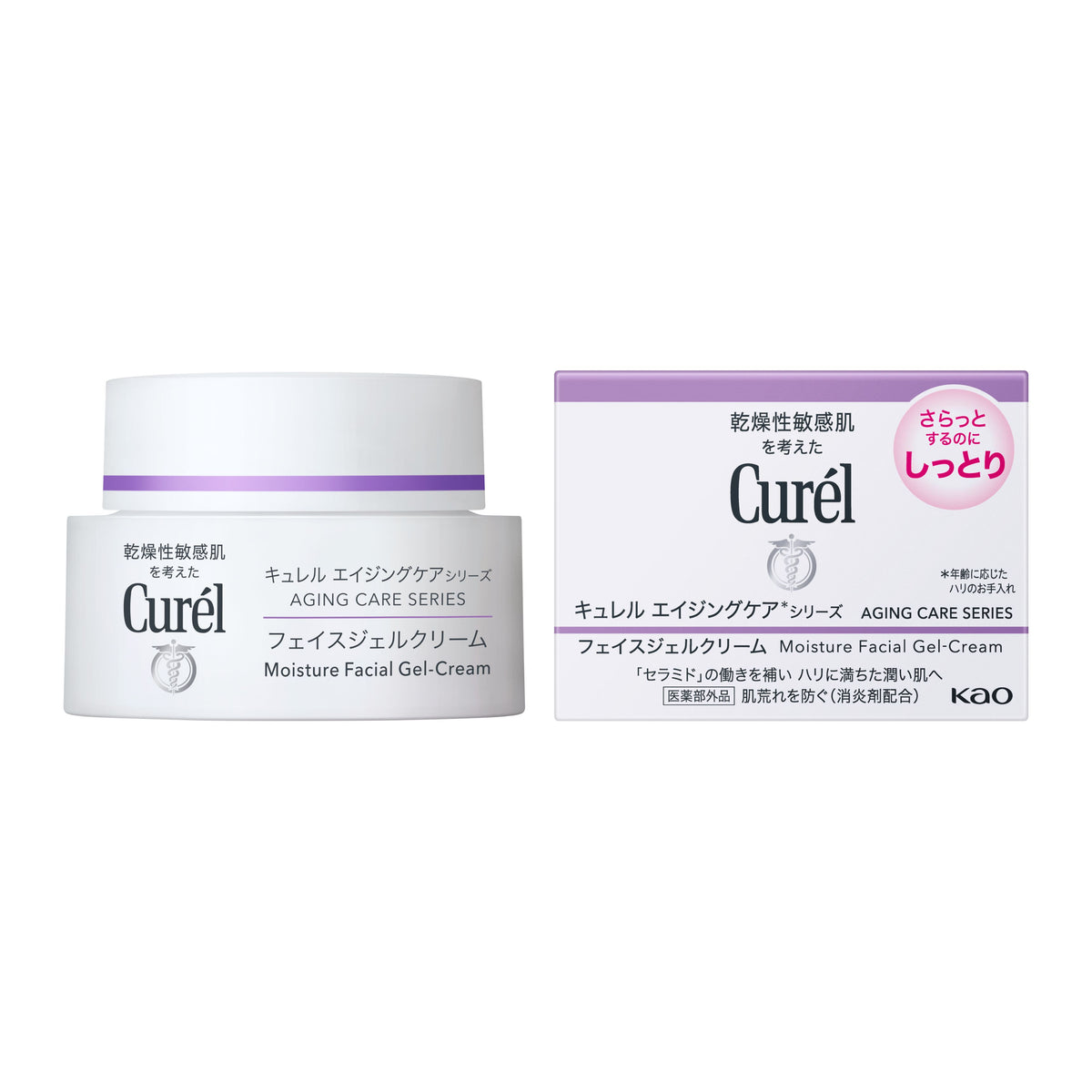 Curél Aging Care Moisture Facial Cream | Gel Cream or Rich Cream | 40g