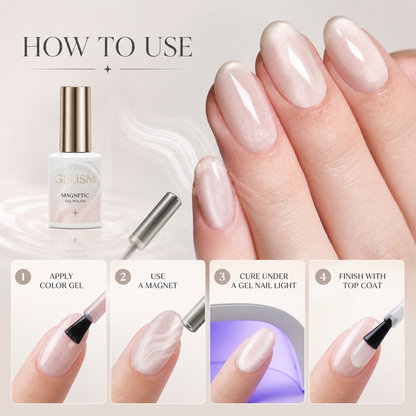How to use GELiSM magnetic gel polish