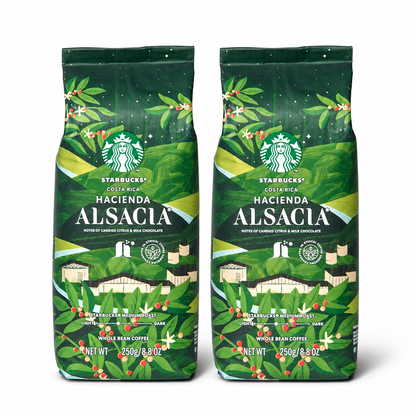 Starbucks Hacienda Alsacia Double set, two 250g bags
