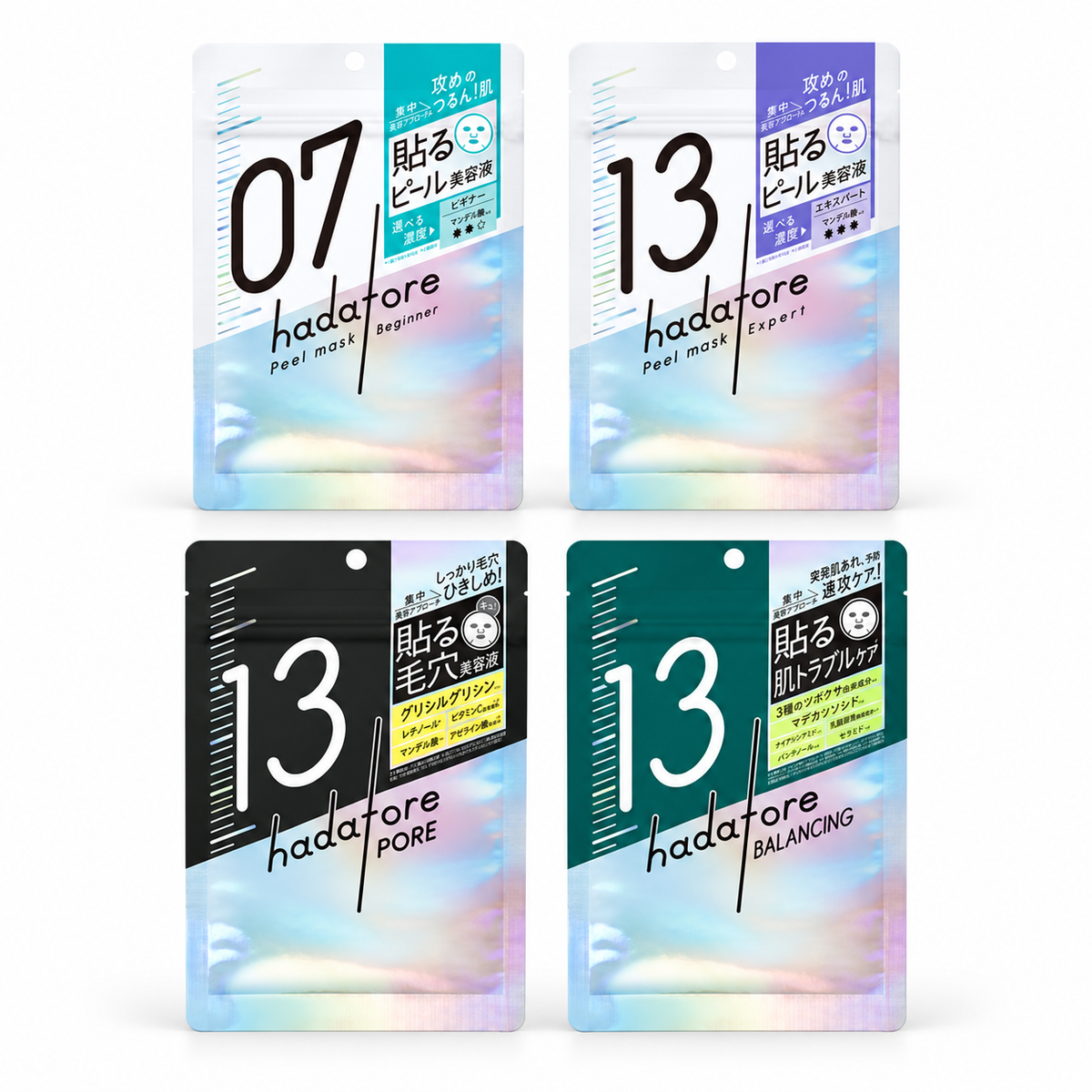 Four hadatore formulas; one selected pouch per purchase
