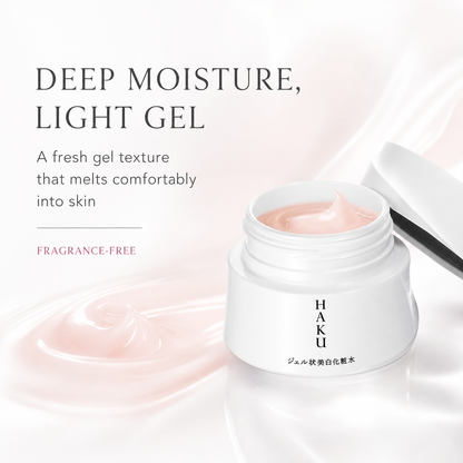 HAKU Melano Deep Moisture pale pink gel texture