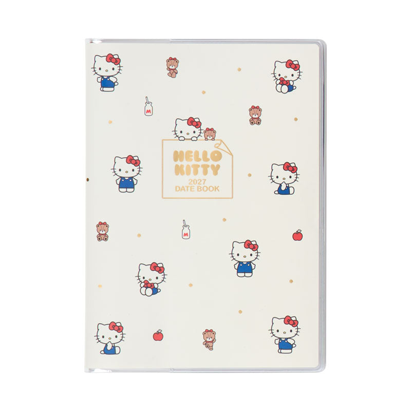 Hello Kitty B6 Datebook 2027 — actual cream cover