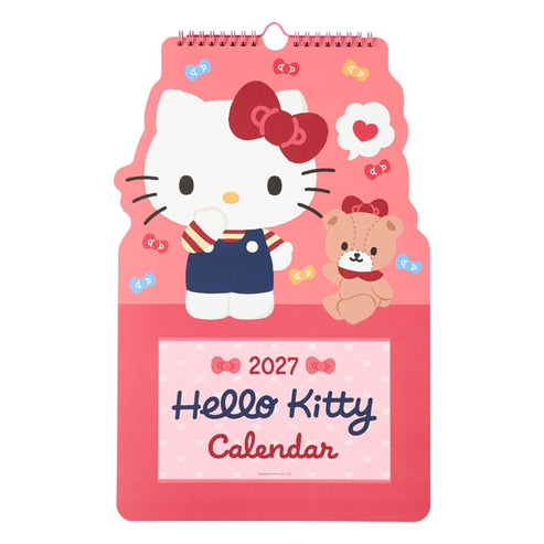 Hello Kitty Character-Shaped Wall Calendar 2027 – Tokyo Plus