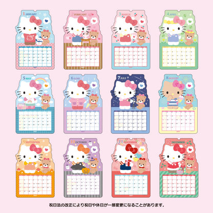 Official twelve seasonal Hello Kitty calendar designs for 2027