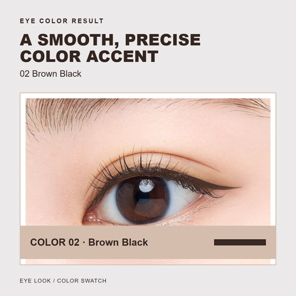 Heroine Make Prime Liquid Eyeliner Rich Keep 02 Brown Black