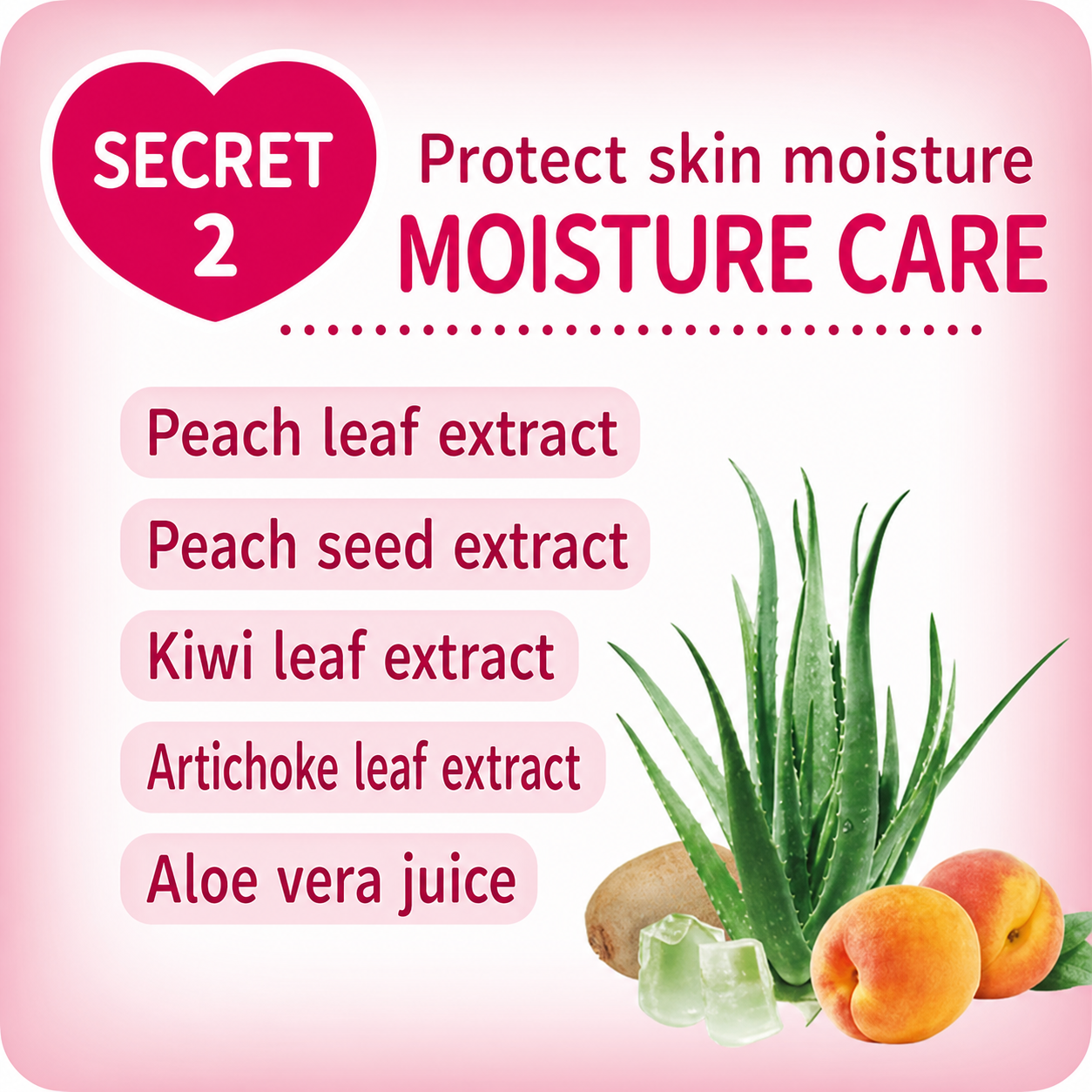 Moisture care feature