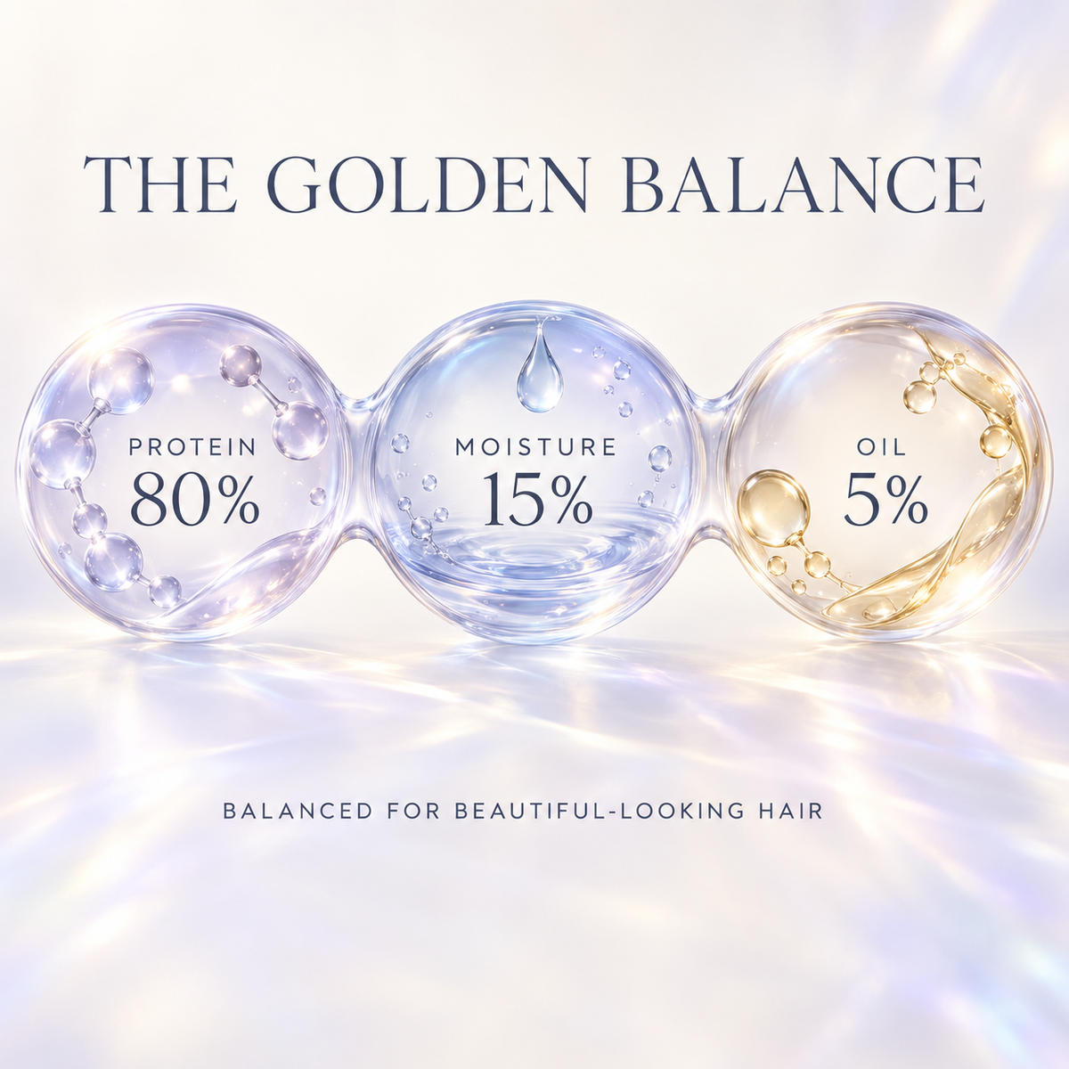 hiritu MOIST — the golden balance of protein, moisture, and oil