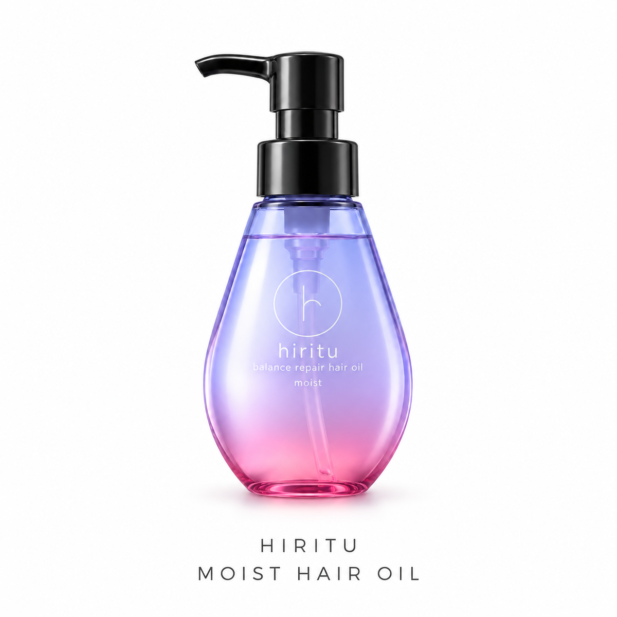 HIRITU Moist Hair Oil on a white background